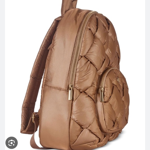 New Sam Edelman Jianna Woven Nylon Large Backpack - Picture 2 of 2